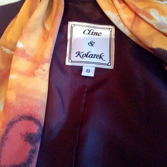 Vintage 70's/80's Cline Kolarek 2 pc outfit - Picture 8 of 14